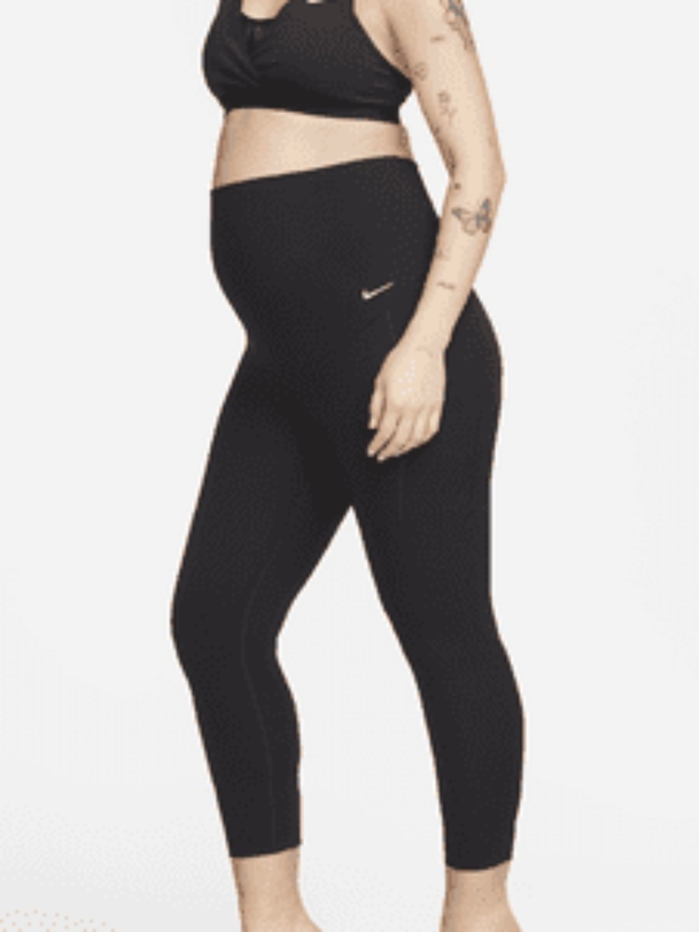 Like New Nike Maternity Zenvy Women's Gentle-Support High-Waisted Leggings, M